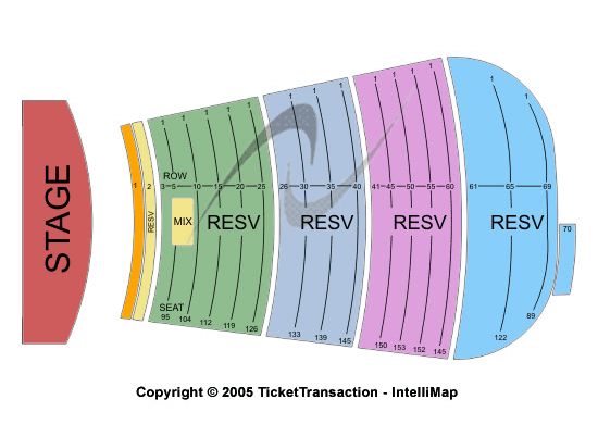 Red Rocks Seating Chart With Seat Numbers | Elcho Table